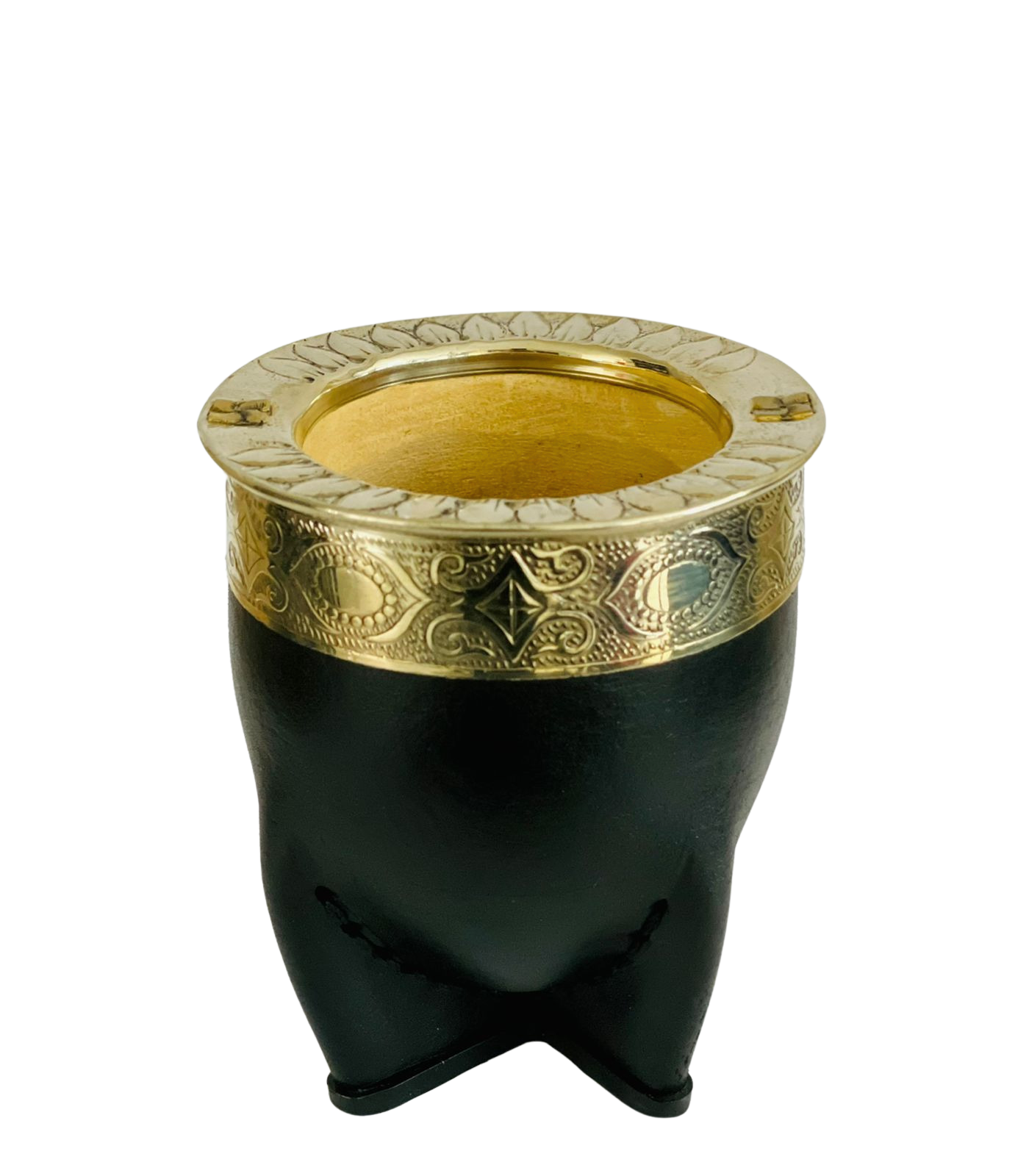 Mate Imperial forrado en cuero de calabaza original